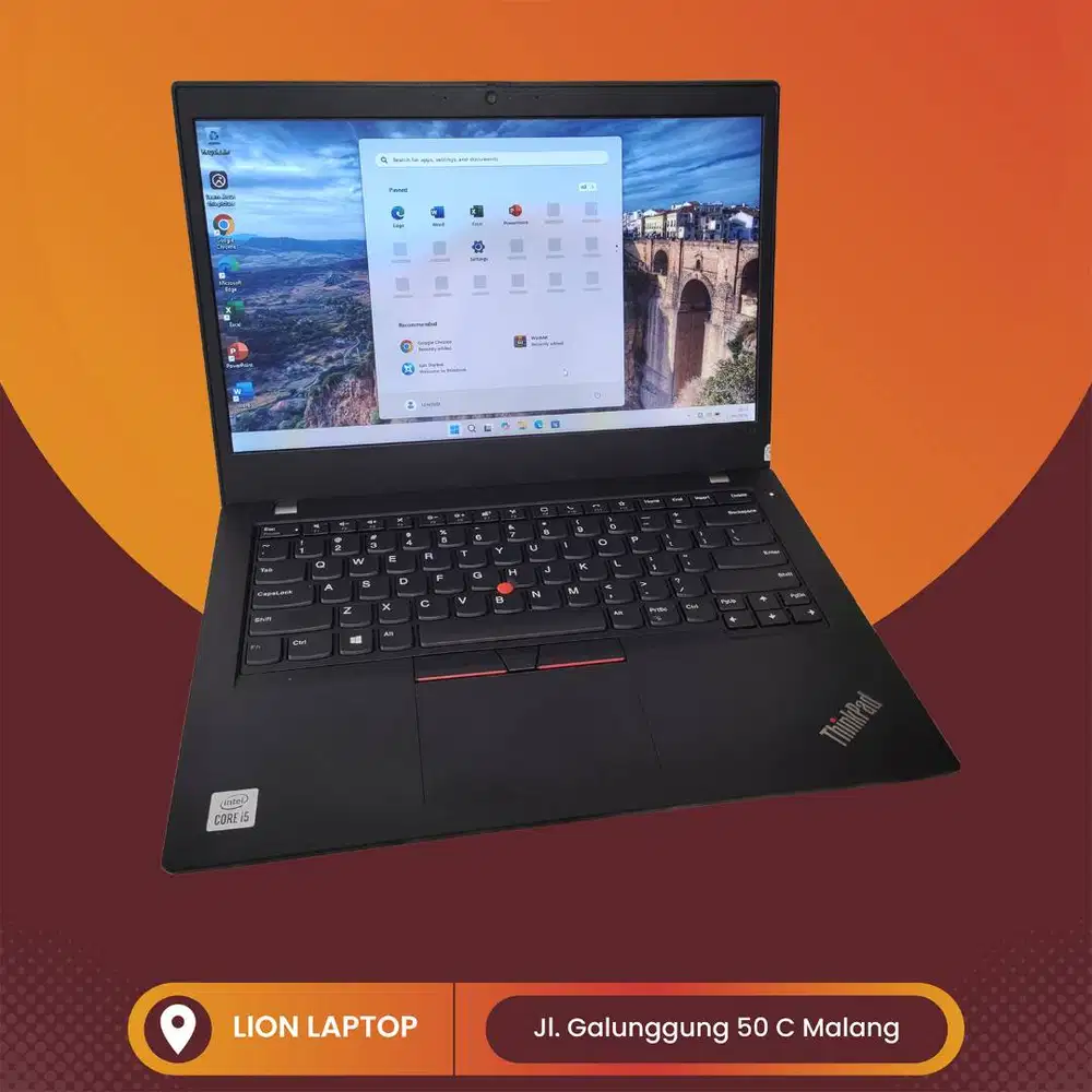 i5 Gen 10 Murah RAM 8GB SSD 256GB Lenovo Thinkpad L14 [19|02]