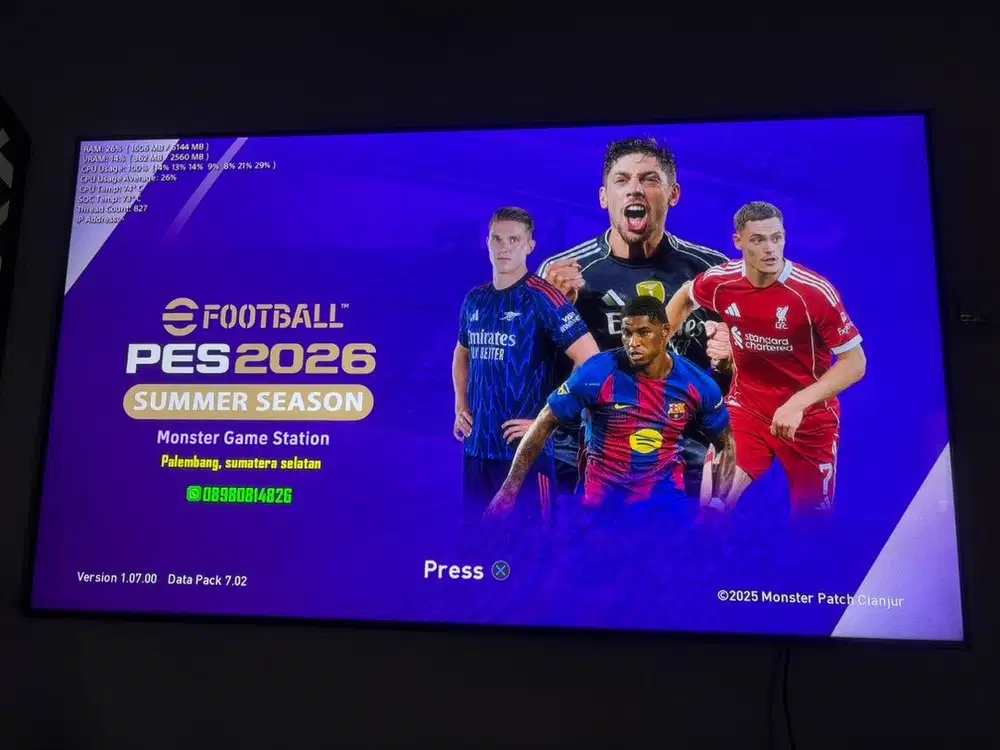 Playstation 4 H.EN Slim 500gb Fullgame 2 stik Jual Murah ps 4 BJM