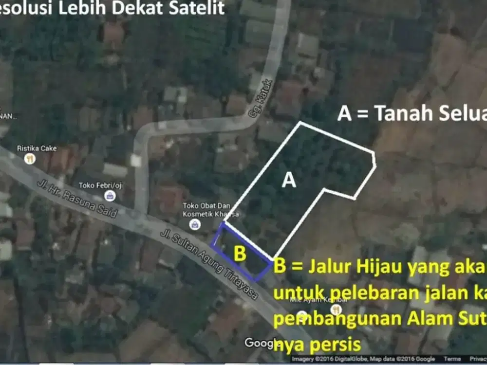 TANAH STRATEGIS DEKAT ALAM SUTERA 2 CIPETE KUNCIRAN