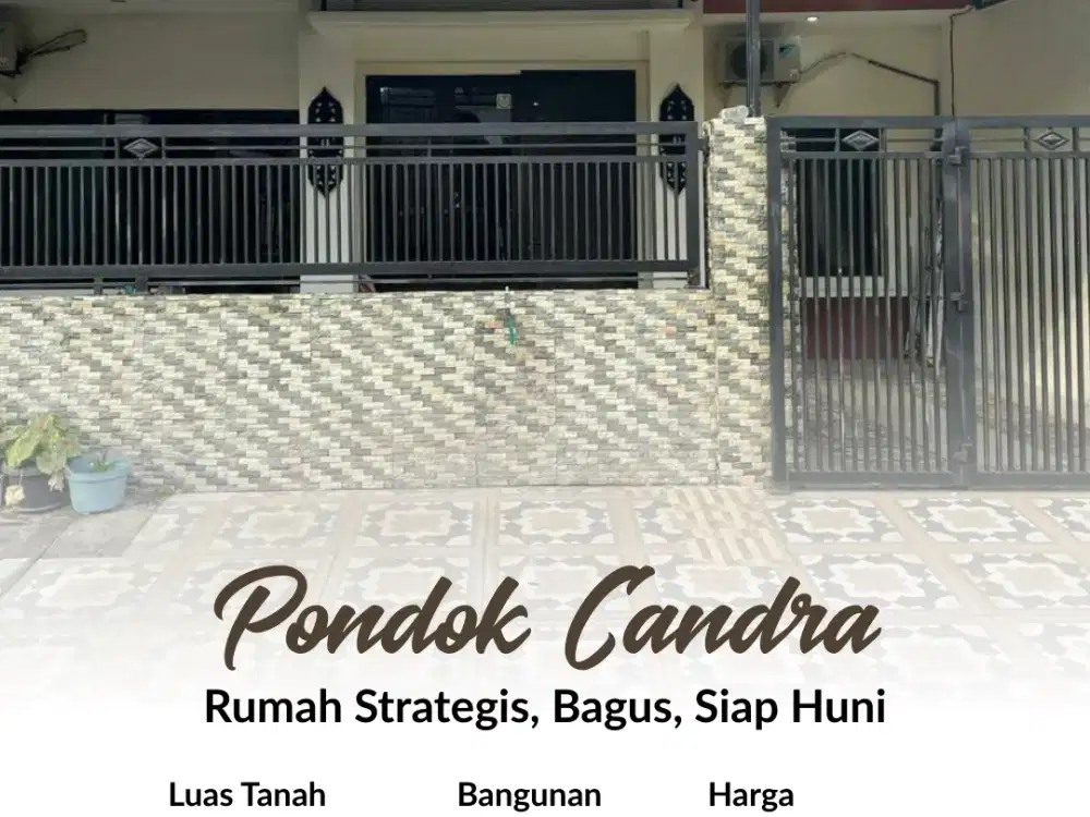 Rumah Pondok Tjandra Indah, Siap Huni