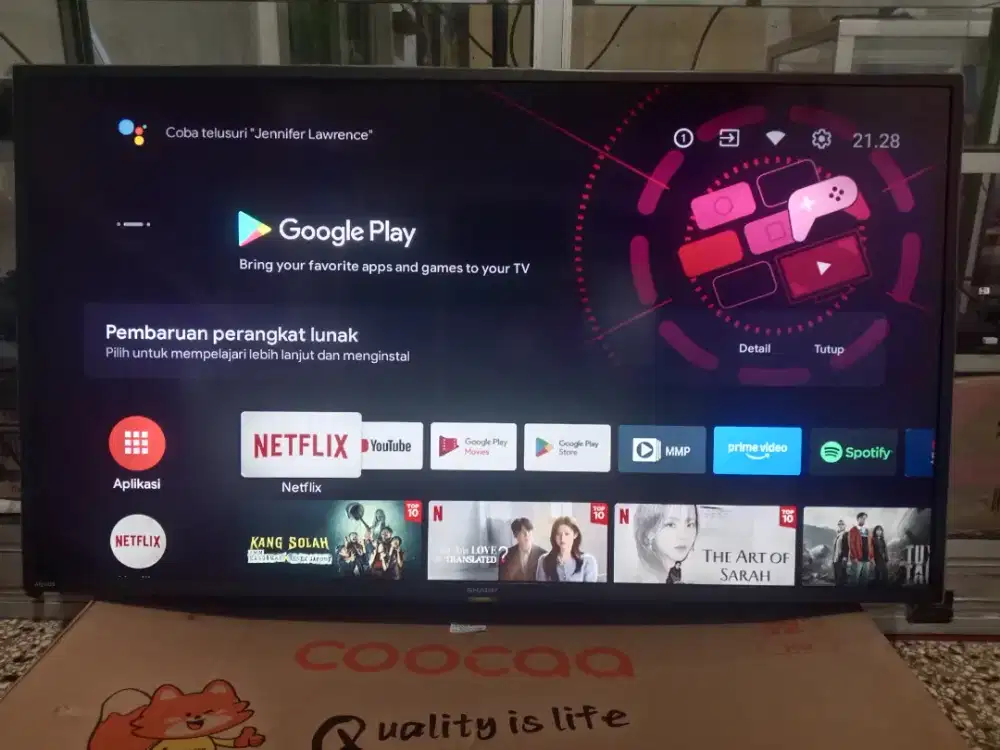 Android Tv Led 42in Sharp Murah Smart Toshiba 32 Digital 24 Samsung