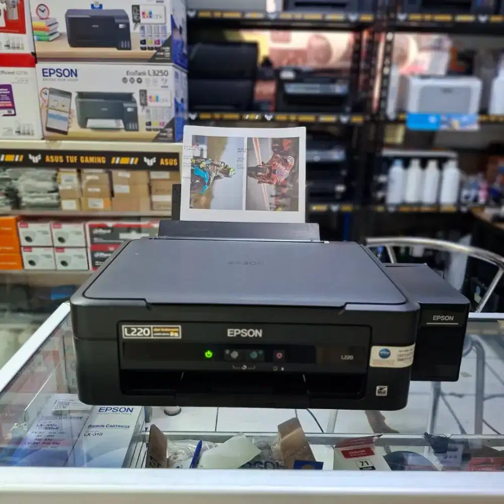 Printer epson L220 print scan copy bergaransi