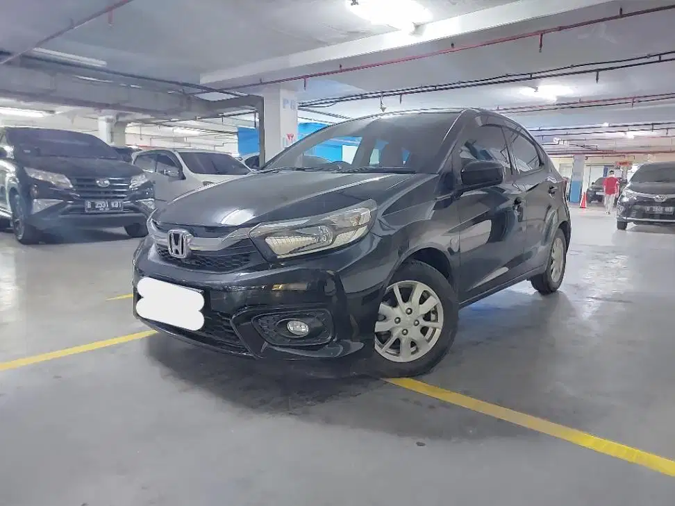 DP MURAH Honda Brio Satya 1.2 E Bensin-AT 2019 Hitam CTIFB