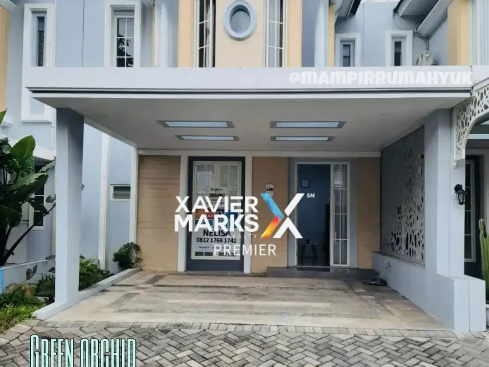 Rumah Full furnished di kawasan elit Green Orchid Suhat Lowokwaru