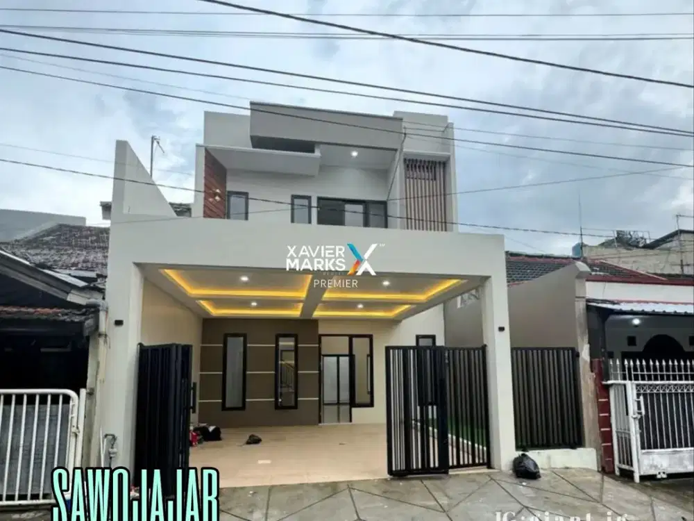 Rumah Modern Minimalis di Sawojajar Malang