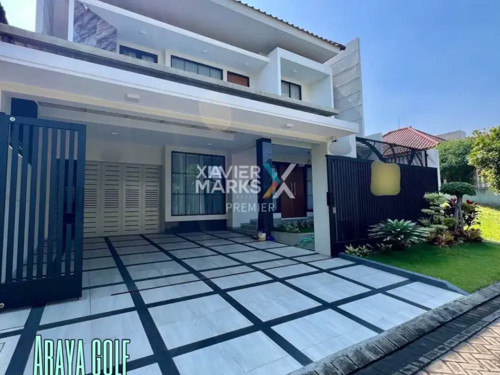 Rumah Mewah Modern Baru di Araya Golf Malang