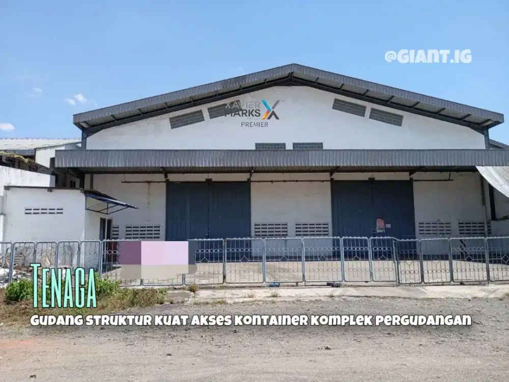Disewakan gudang Strategis di komplek pergudangan di Tenaga Malang