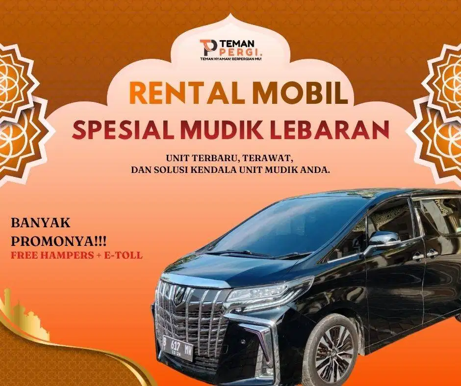 PROMO HAMPERS & ETOLL, SEWA MOBIL LEPAS KUNCI LEBARAN | BOOK NOW!