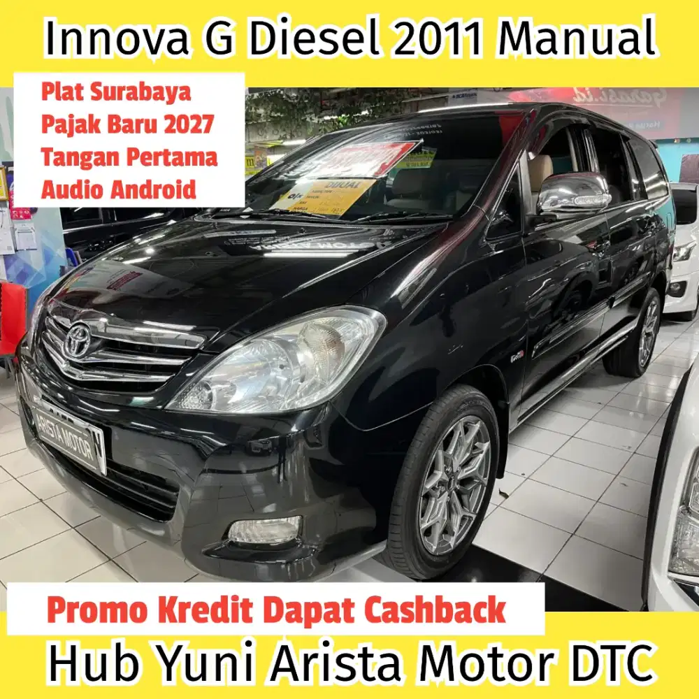 Innova G Diesel Manual 2011 TGN1 PjkBaru Audio Android Mewah IRITBBM