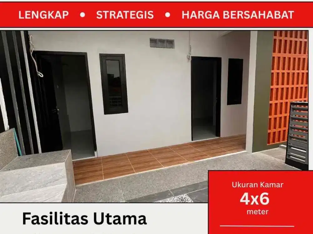 Kontrakan Baru Kamar mandi Dalam 3x3