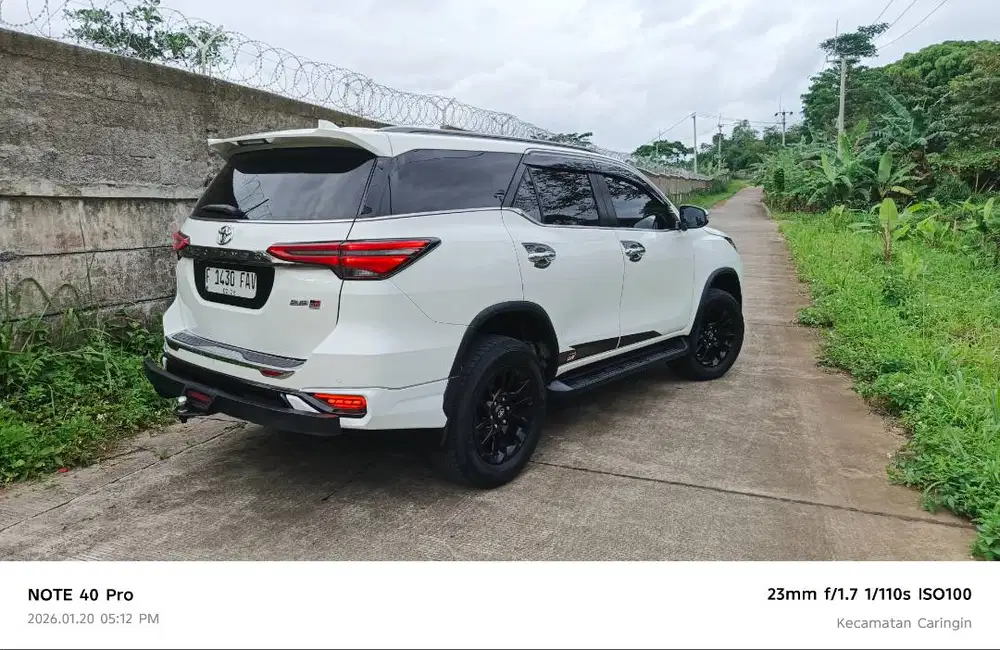 Fs. Fortuner 2.8 GR sport 4x2 nik 2022 pmk 2023, pribadi