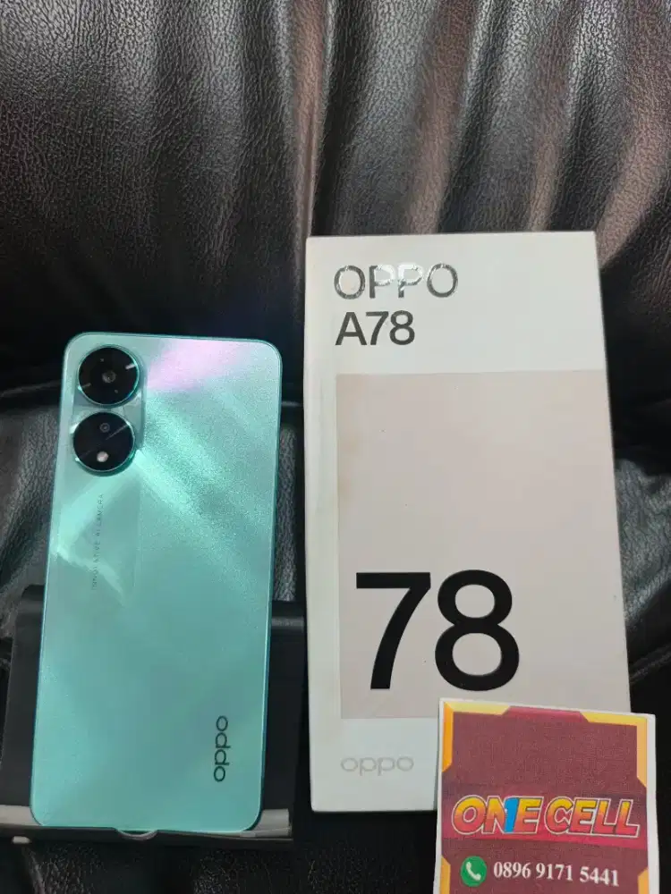 Oppo A78 4G Ram 8+8/256GB Fullset Ori Mulus
