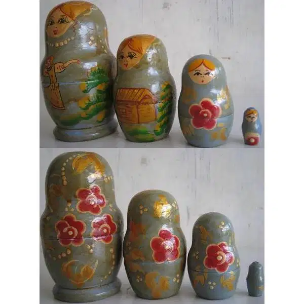 1 Set Vintage unik tempat perhiasan BABUSKHA