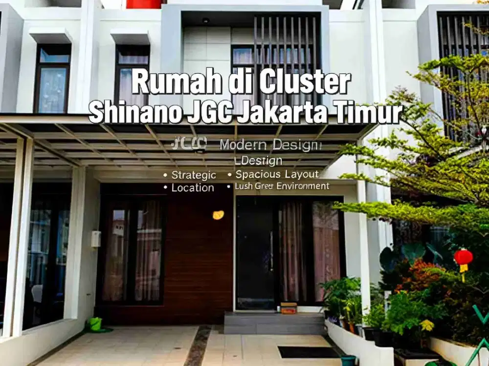 Dijual Rumah Cluster Jakarta Timur sebelah Aeon Mall dan Tol