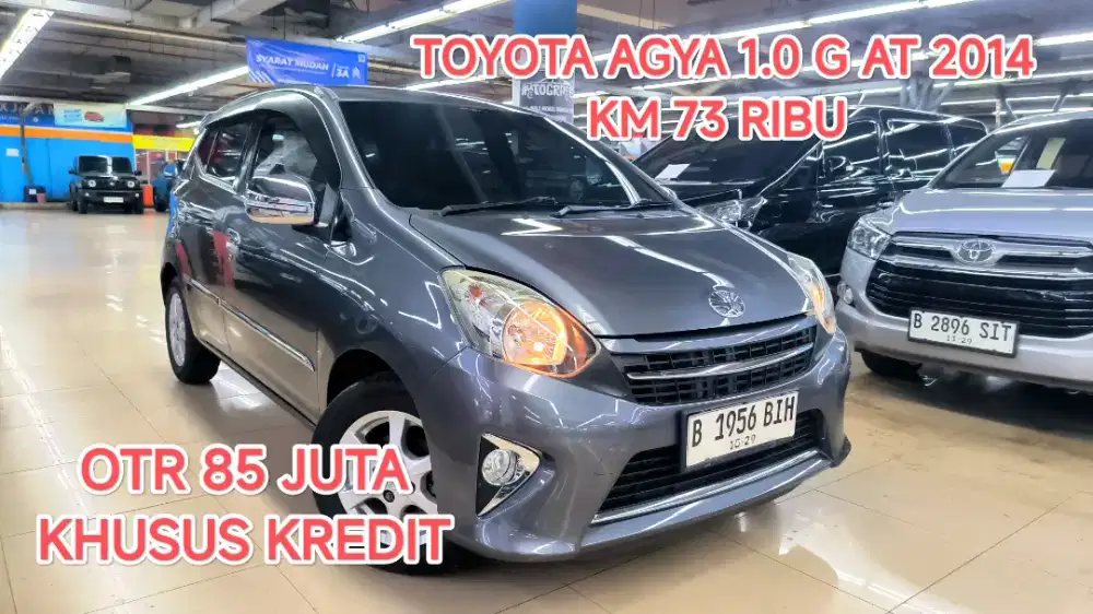 Km 73 ribu TOYOTA AGYA 1.0 G AT 2014 KONDISI ISTIMEWA