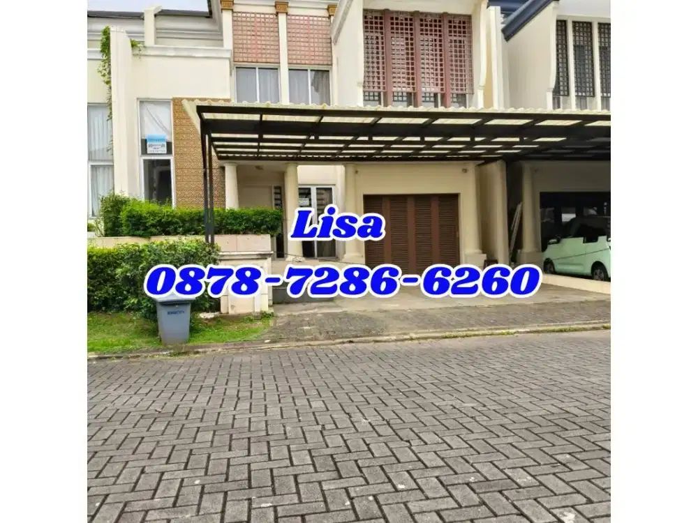 Disewakan Rumah Mewah Sheffield Greenwich BSD – 4+1 KT, 5 AC