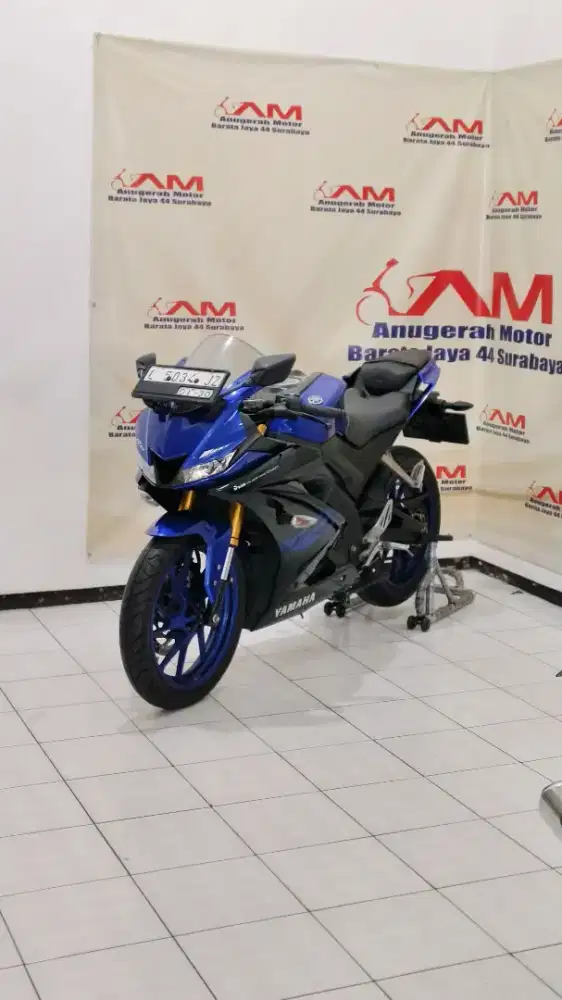 Ready Km 9 Ribu Yamaha R15 V3 Tahun 2019 warna Biru