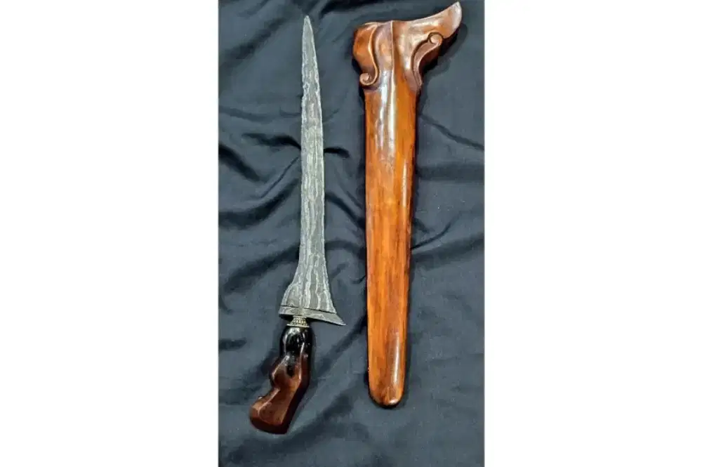 Keris Sepuh dapur Brojol pamor singkir era Blambangan Asli Kuno