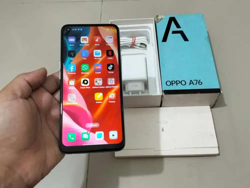 OPPO A76 RAM 6GB +4GB / 128GB 4G 6.56in Finger 5000Mah Snapdragon 680