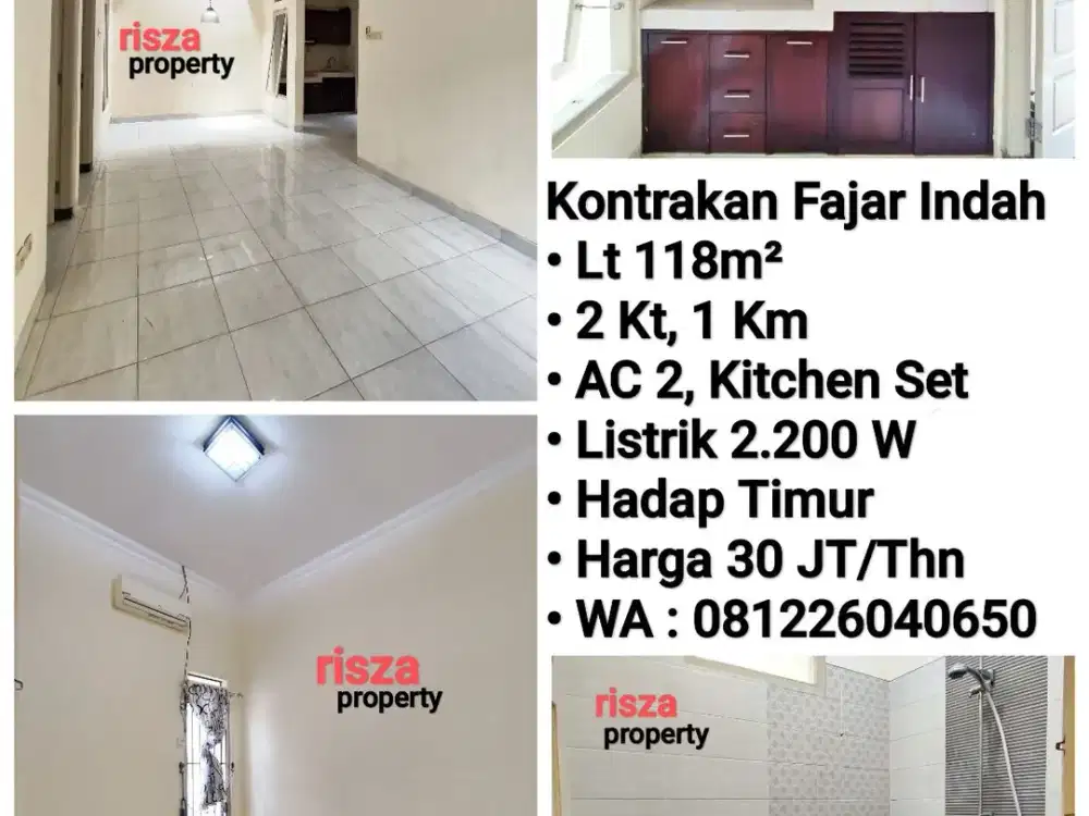 Sewa Rumah Area Jajar, Dekat Manahan, Solo Square, Alila, Alana