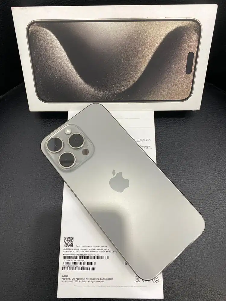 Iphone 15 Promax , Natural Titanium , 512GB IBox