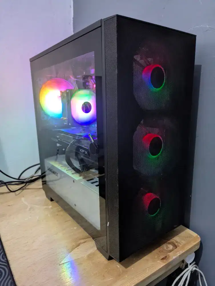 Komputer pc gaming i3 14100 | rx 6600 | h610m | ram 16gb | nvme 256gb