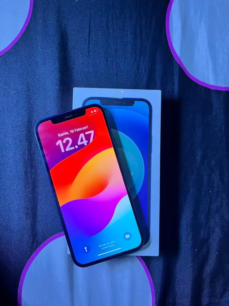 iPhone 12 blue 64gb iBox