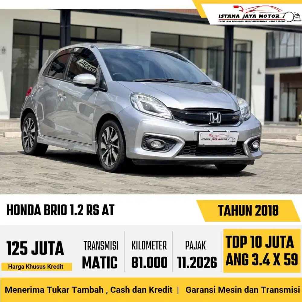 Honda Brio 1.2 RS Automatic 2018