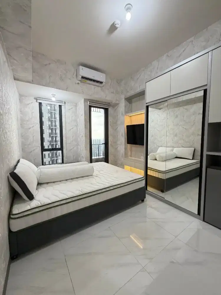 Studio Pakuwon Mall Bekasi Full Furnish Murah 3,8jt Nego Siap Huni