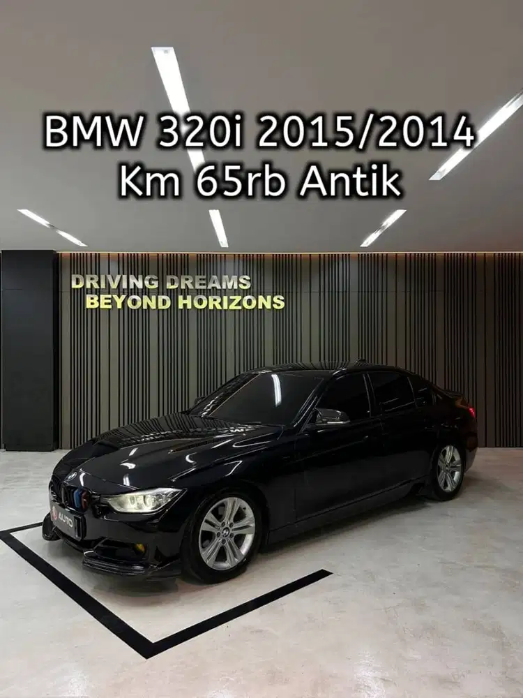 BMW 320i F30 AT 2015 Hitam D1030XHO Km65rb Nik 2014