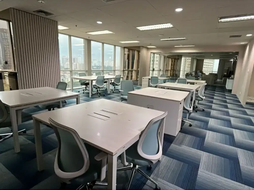 Sewa Kantor Siap Huni 645 m2 di Menara Batavia Sudirman