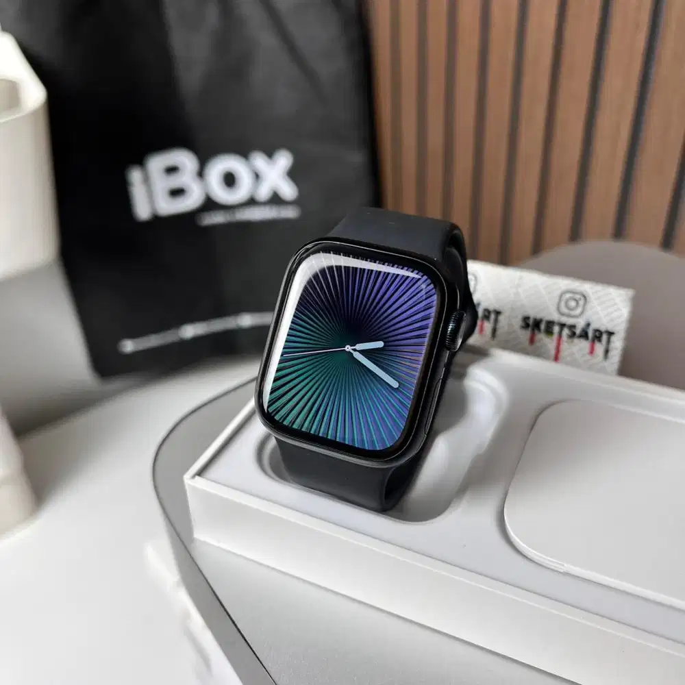 Apple Watch Series 9 41mm Black iBox iwatch Battery Health 100%