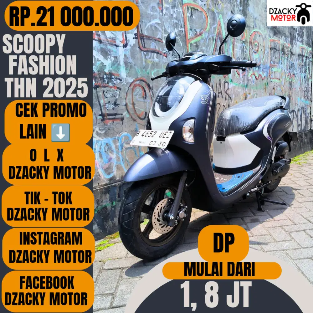 SCOOPY FASHION 2025 SECOND LIKE NEW