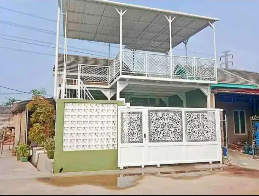 Kanopi dakplat minimalis