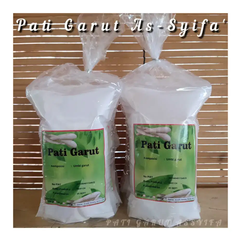 Tepung Pati Garut Asli