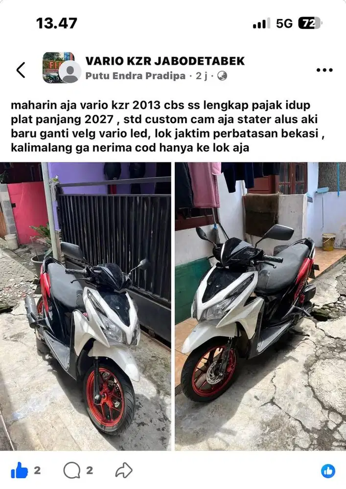 Vario125 Kzr CBS