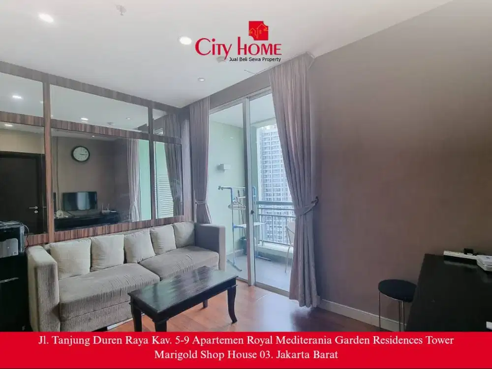 Disewakan Apartement 1 Kamar Central Park, Best View di Jakarta Barat