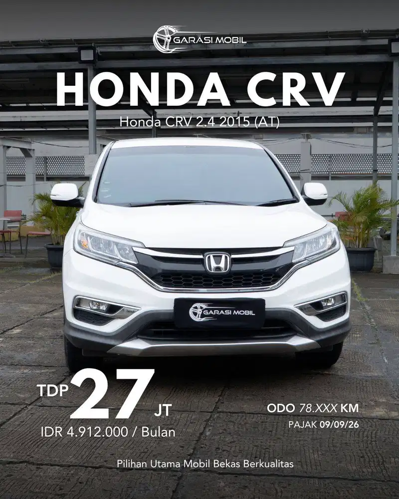 Honda CRV 2.4 Automatic 2015 (AT)