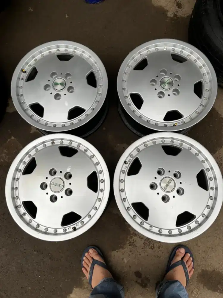 Weds FARMAS ring 16 lebar 7 pcd 5x114,3 ET 45 Made in Japan 4pcs