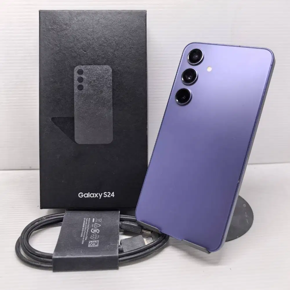 HOT ITEM ! SAMSUNG GALAXY S24 5G 8/256 COBALT VIOLET SIAP PAKAI NO MIN