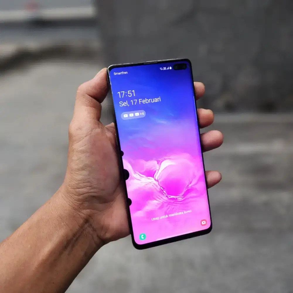 SAMSUNG GALAXY S10 PLUS SEIN 8/128 DUAL SIM MINUS FUNGSI 100% NORMAL