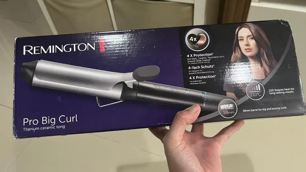 Remington Pengeriting Rambut Pro Big Curl 38mm Tong CI5538 second
