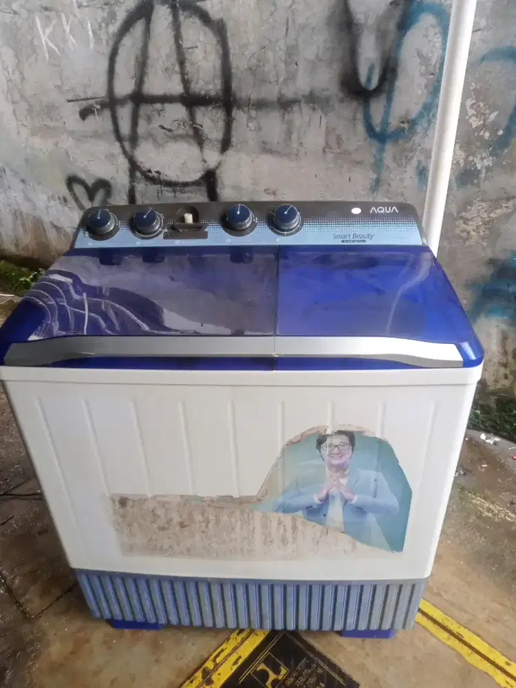 Jual' mesin cuci 2 tabung normal semua