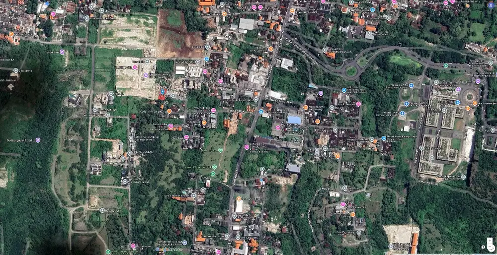 Jual tanah view gwk pantai jimbaran bali