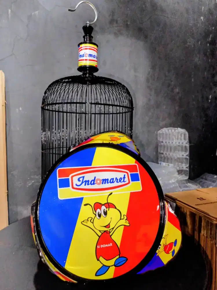 Sangkar Lovebird PVC dekal