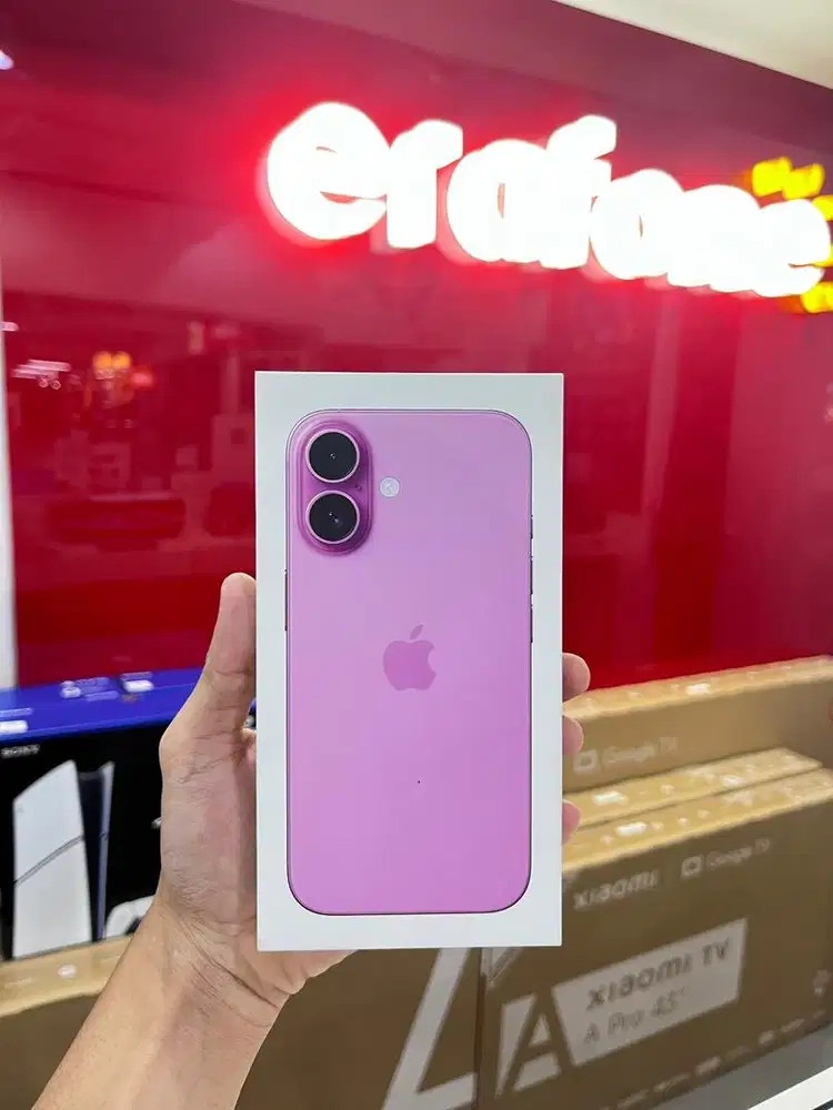 IPHONE 16 128GB GARANSI TAM RESMI BISA KREDIT 0% LOKASI ERAFONE MBK