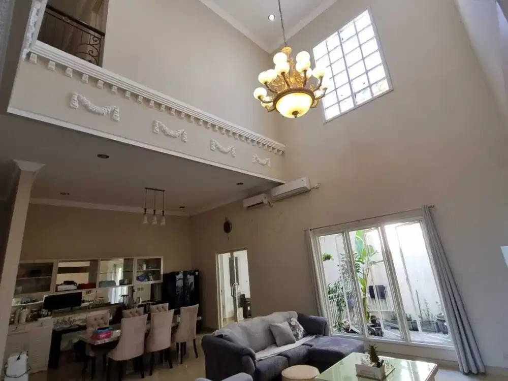 HARGA TERJUN BEBAS RUMAH CLASSIC MODERN PAKUWON INDAH FULL FURNISH