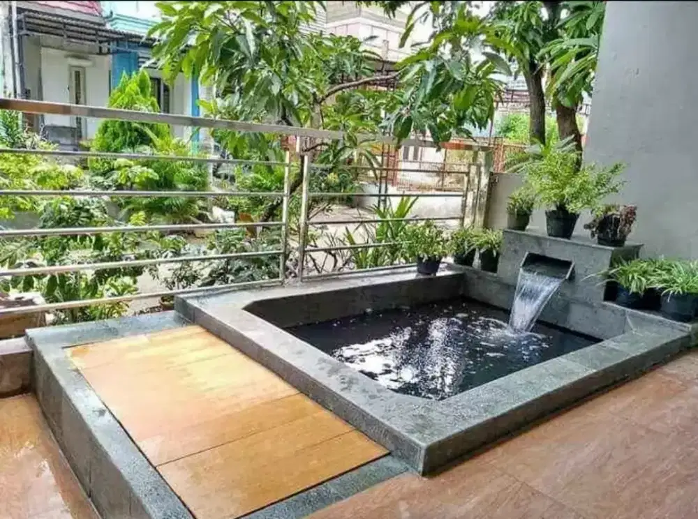 Kolam ikan minimalis