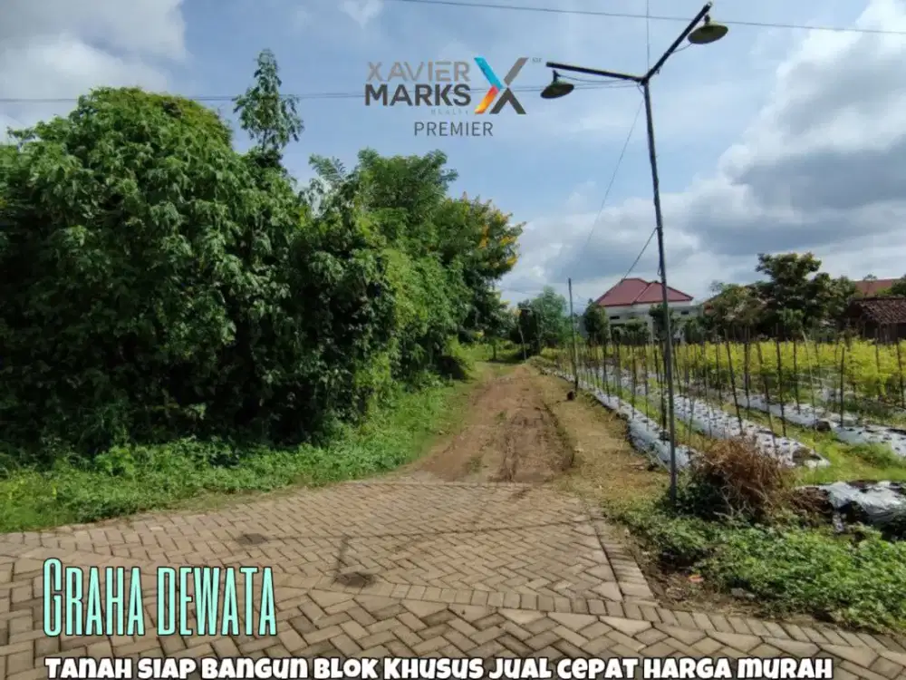 Jual murah tanah blok khusus perumahan Graha Dewata Lowokwaru Malang