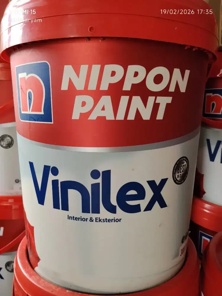 Vinilex bunga Putih dan lily white 25kg